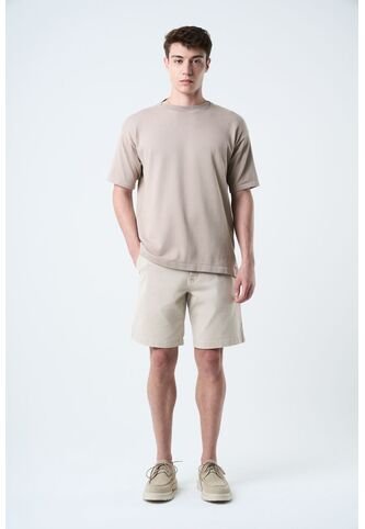 Bermuda Acacia En Drill Para Hombre Silueta Amplia Bermuda Acacia En Drill Para Hombre Silueta Amplia Crema 32 VÉLEZ Vélez