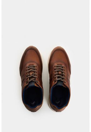 Tenis De Cuero Para Hombre Vuelos 2.0 Tenis De Cuero Para Hombre Vuelos 2.0 Miel 40 VÉLEZ