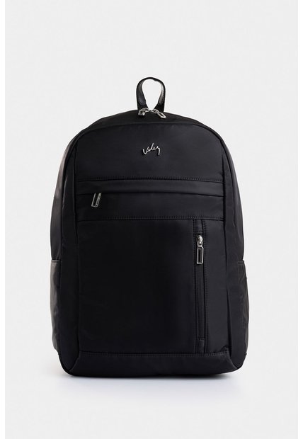 Morral Sierra En Lona Para Hombre Manija Cuero Morral Sierra En Lona Para Hombre Manija Cuero Negro VÉLEZ