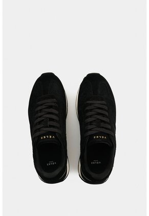 Tenis De Cuero Carnaza Para Mujer Sahara Tenis De Cuero Carnaza Para Mujer Sahara Negro 38 VÉLEZ