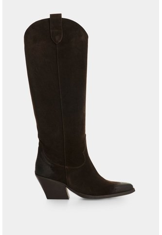 Botas En Cuero Gamuzado Para Mujer Gem Botas En Cuero Gamuzado Para Mujer Gem Cafe 35 VÉLEZ Vélez