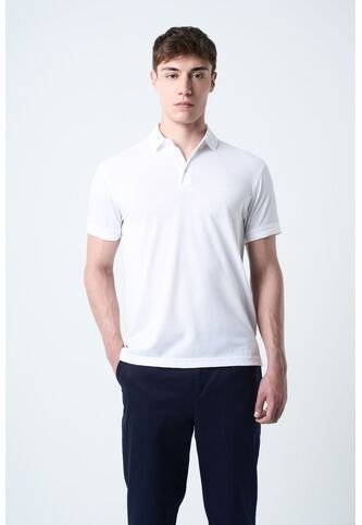Polo Lucca Manga Corta Para Hombre Texturizada Polo Lucca Manga Corta Para Hombre Texturizada Blanco L VÉLEZ Vélez
