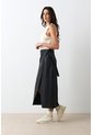 Falda Liora De Cuero Para Mujer Semi Ajustada Falda Liora De Cuero Para Mujer Semi Ajustada Negro 12 VÉLEZ de Vélez