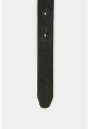 Cinturón Unifaz Monograma De Cuero Para Mujer Chapa VZ Cinturón Unifaz Monograma De Cuero Para Mujer Chapa VZ Negro M VÉLEZ