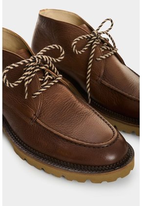 Botas En Cuero Para Hombre Carreto Botas En Cuero Para Hombre Carreto Tabaco 40 VÉLEZ