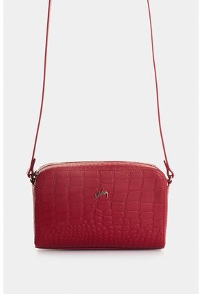 Manos Libres De Cuero Grabado Para Mujer Verona Manos Libres De Cuero Grabado Para Mujer Verona Rojo VÉLEZ