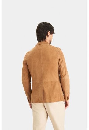 Blazer Niger De Gamuza Para Hombre Fit Semi Ajustado Blazer Niger De Gamuza Para Hombre Fit Semi Ajustado Miel S VÉLEZ