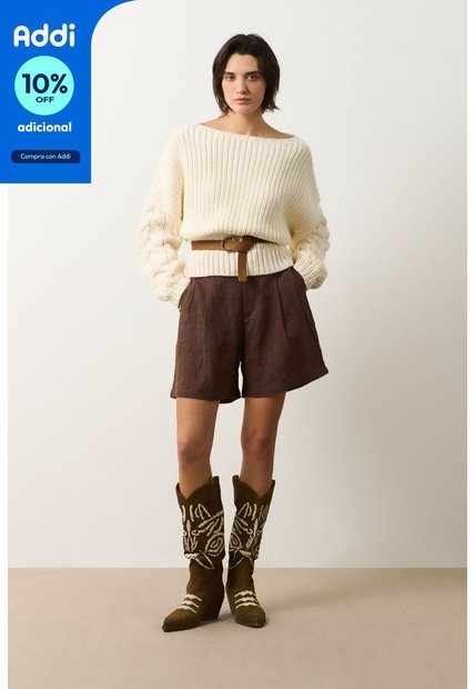 Sweater Para Mujer Icaro Sweater Para Mujer Icaro Crema S VÉLEZ
