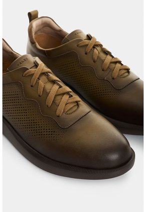 Zapato De Cordón En Cuero Envejecido Para Hombre Nacar 2.0 Zapato De Cordón En Cuero Envejecido Para Hombre Nacar 2.0 Tabaco 42 VÉLEZ