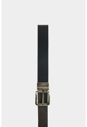 Cinturón Doble Faz De Cuero Para Hombre Efos Cinturón Doble Faz De Cuero Para Hombre Efos Azul Oscuro 38 VÉLEZ