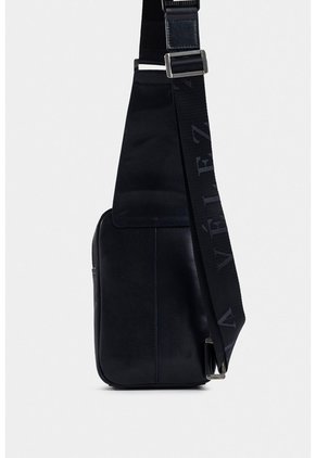 Manos Libres Mikeno 3 De Cuero Para Hombre Acabado Envejecido Manos Libres Mikeno 3 De Cuero Para Hombre Acabado Envejecido Azul Oscuro VÉLEZ