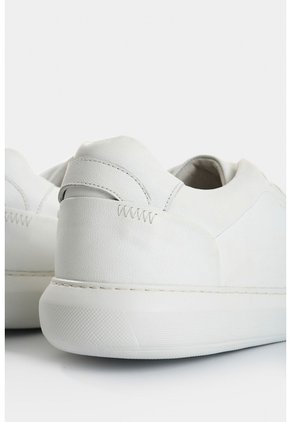 Tenis Cabernet De Cuero Para Hombre Acabado Abatanado Tenis Cabernet De Cuero Para Hombre Acabado Abatanado Blanco 46 VÉLEZ