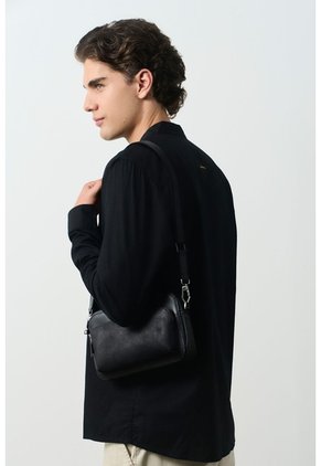 Camisa Manga Larga Para Hombre Cuello Nerú Camisa Manga Larga Para Hombre Cuello Nerú Negro M VÉLEZ