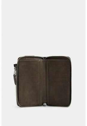 Billetera Halo De Cuero Para Hombre Porta Celular Billetera Halo De Cuero Para Hombre Porta Celular Verde Oliva Vélez