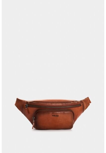 Riñonera De Cuero Para Hombre Mini Brunei Riñonera De Cuero Para Hombre Mini Brunei Terracota VÉLEZ
