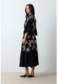 Vestido Bordado Cuello Nerú Para Mujer Efos Vestido Bordado Cuello Nerú Para Mujer Efos Negro 10 VÉLEZ de Vélez