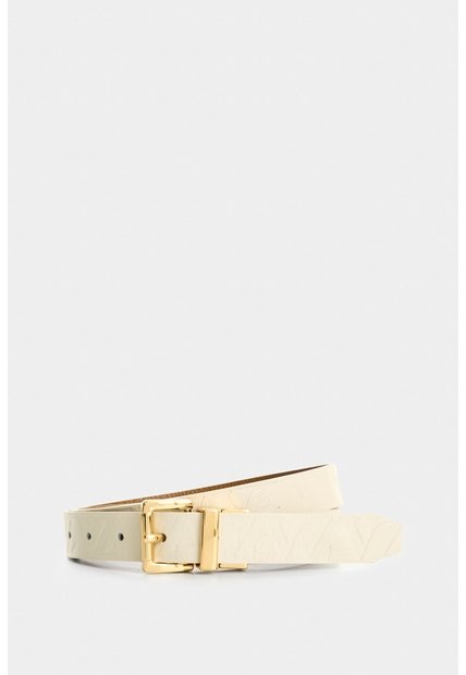 Cinturón Doble Faz Calix De Cuero Para Mujer Monogram Cinturón Doble Faz Calix De Cuero Para Mujer Monogram Blanco XL VÉLEZ