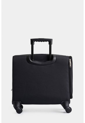 Maleta Terracotaona Por Cuero 16" Summer Negro Maleta Terracota Lona Por Cuero 16" Summer Negro VÉLEZ