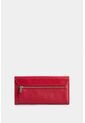 Billetera Porta Chequera Damasco De Cuero Para Mujer Diseño Hexagonal Billetera Porta Chequera Damasco De Cuero Para Mujer Diseño Hexagonal Rojo VÉLEZ de Vélez