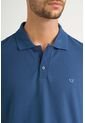Polo Para Hombre Semi Fit Detalle Jacquard Polo Para Hombre Semi Fit Detalle Jacquard Azul Oscuro XS VÉLEZ de Vélez