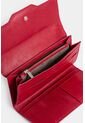 Billetera Porta Chequera Damasco De Cuero Para Mujer Diseño Hexagonal Billetera Porta Chequera Damasco De Cuero Para Mujer Diseño Hexagonal Rojo VÉLEZ de Vélez