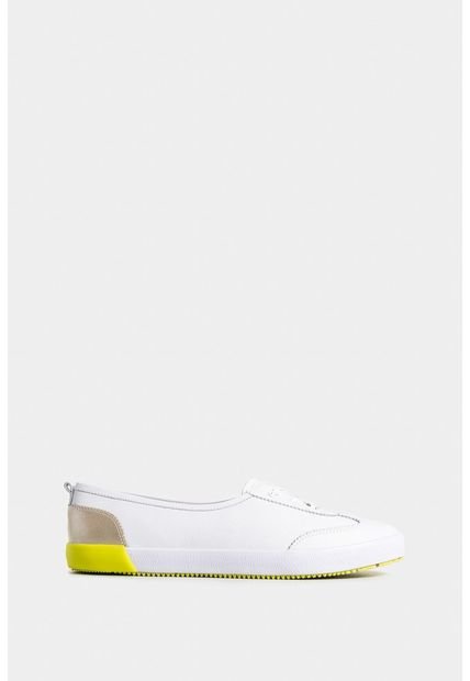Tenis Atenas 3 De Cuero Liso Para Mujer Cordón Fibra Natural Tenis Atenas 3 De Cuero Liso Para Mujer Cordón Fibra Natural Blanco 38 Vélez