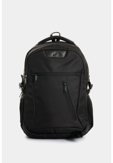 Morral En Lona Para Hombre Ledger Morral En Lona Para Hombre Ledger Negro VÉLEZ