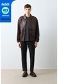 Chaqueta Bomber De Cuero Para Hombre Meridian Chaqueta Bomber De Cuero Para Hombre Meridian Cafe XL VÉLEZ de Vélez