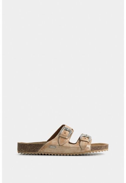Sandalia Plana Pilos En Cuero Folia Para Mujer Suela Corcho Sandalia Plana Pilos En Cuero Folia Para Mujer Suela Corcho Dorado 37 Vélez