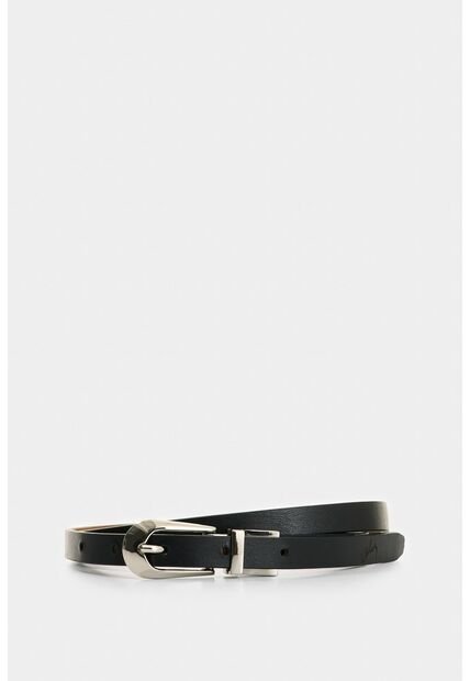 Cinturón Doble Faz De Cuero Para Mujer Krill Cinturón Doble Faz De Cuero Para Mujer Krill Negro XL VÉLEZ