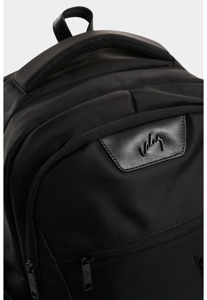 Morral En Lona Para Hombre Ledger Morral En Lona Para Hombre Ledger Negro VÉLEZ