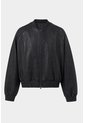 Chaqueta Bomber En Cuero Texturizado Para Hombre Calypso Chaqueta Bomber En Cuero Texturizado Para Hombre Calypso Negro XXL VÉLEZ de Vélez