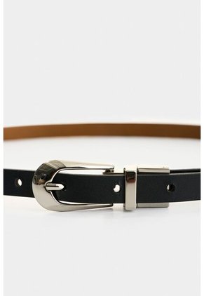 Cinturón Doble Faz De Cuero Para Mujer Krill Cinturón Doble Faz De Cuero Para Mujer Krill Negro XL VÉLEZ