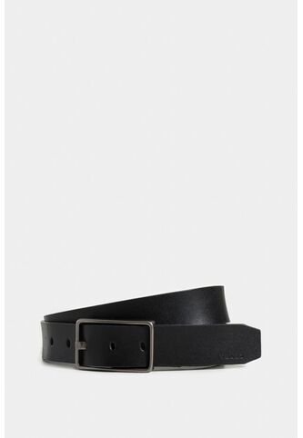 Cinturón Unifaz Samur De Cuero Para Hombre Hebilla Cuadrada Cinturón Unifaz Samur De Cuero Para Hombre Hebilla Cuadrada Negro 44 VÉLEZ Vélez