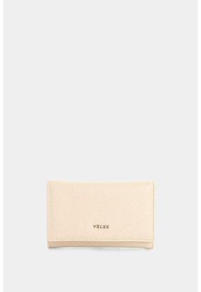 Billetera En Cuero Para Mujer Real 4.0 Billetera En Cuero Para Mujer Real 4.0 Crema VÉLEZ