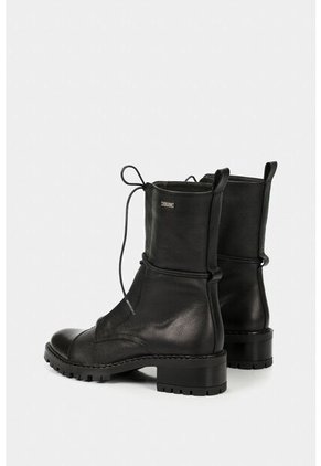 Botines Militar Paramo De Cuero Para Mujer Cordones Negro Botines Militar De Cuero Para Mujer Cordones Negro 41 VÉLEZ