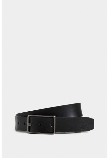 Cinturón Unifaz Samur De Cuero Para Hombre Hebilla Cuadrada Cinturón Unifaz Samur De Cuero Para Hombre Hebilla Cuadrada Negro 34 Vélez