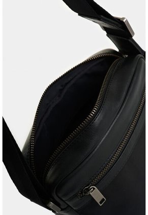 Manos Libres De Cuero Y Lona Para Hombre Solaris Manos Libres De Cuero Y Lona Para Hombre Solaris Negro VÉLEZ