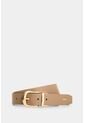 Cinturón Doble Faz Tropical New 2.0 De Cuero Para Mujer Hebilla Reversible Cinturón Doble Faz Tropical New 2.0 De Cuero Para Mujer Hebilla Reversible Beige XL VÉLEZ de Vélez