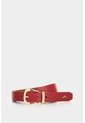 Cinturón Doble Faz De Cuero Liso Para Mujer Lascar Cinturón Doble Faz De Cuero Liso Para Mujer Lascar Rojo S VÉLEZ de Vélez