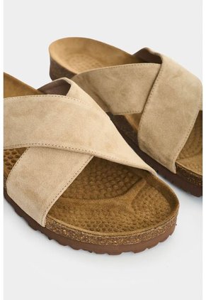 Sandalia De Cuero Carnaza Para Hombre Duna Sandalia De Cuero Carnaza Para Hombre Duna Arena 43 VÉLEZ