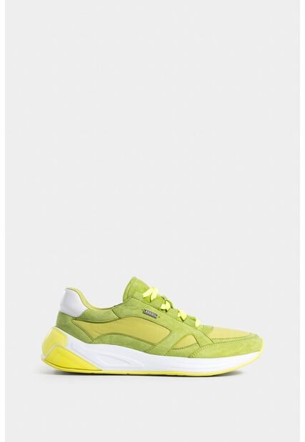 Tenis Bombay De Cuero Gamuza Y Lona Para Mujer Silueta Urban Tenis Bombay De Cuero Gamuza Y Lona Para Mujer Silueta Urban Verde Limon 37 Vélez