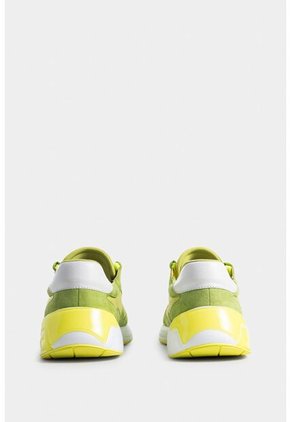 Tenis Bombay De Cuero Gamuza Y Lona Para Mujer Silueta Urban Tenis Bombay De Cuero Gamuza Y Lona Para Mujer Silueta Urban Verde Limon 37 Vélez