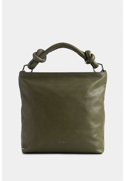 Shopping Alba De Cuero Para Mujer Detalle Anudado Shopping Alba De Cuero Para Mujer Detalle Anudado Verde Vélez