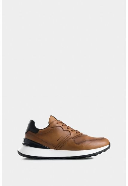 Tenis Cooper 3 De Cuero Para Hombre Spoiler En Contraste