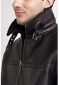 Chaqueta Atrani De Cuero Para Hombre Semi Ajustada Chaqueta Atrani De Cuero Para Hombre Semi Ajustada Negro XXXL VÉLEZ de Vélez