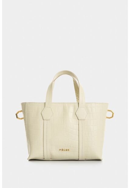 Manos Libres De Cuero Folia Para Mujer Nectaria Manos Libres De Cuero Folia Para Mujer Nectaria Blanco VÉLEZ