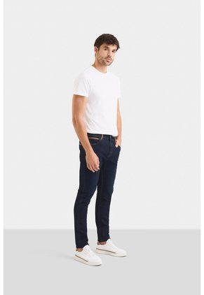 Jean Hori Blue Denim Para Hombre Pasadores En Cuero Jean Hori Blue Denim Para Hombre Pasadores En Cuero Azul 34 VÉLEZ