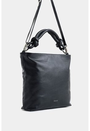 Shopping Alba De Cuero Para Mujer Detalle Anudado Shopping Alba De Cuero Para Mujer Detalle Anudado Negro Vélez