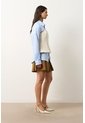 Top Strapless En Denim Para Mujer Lumbre Top Strapless En Denim Para Mujer Lumbre Crema XS VÉLEZ de Vélez
